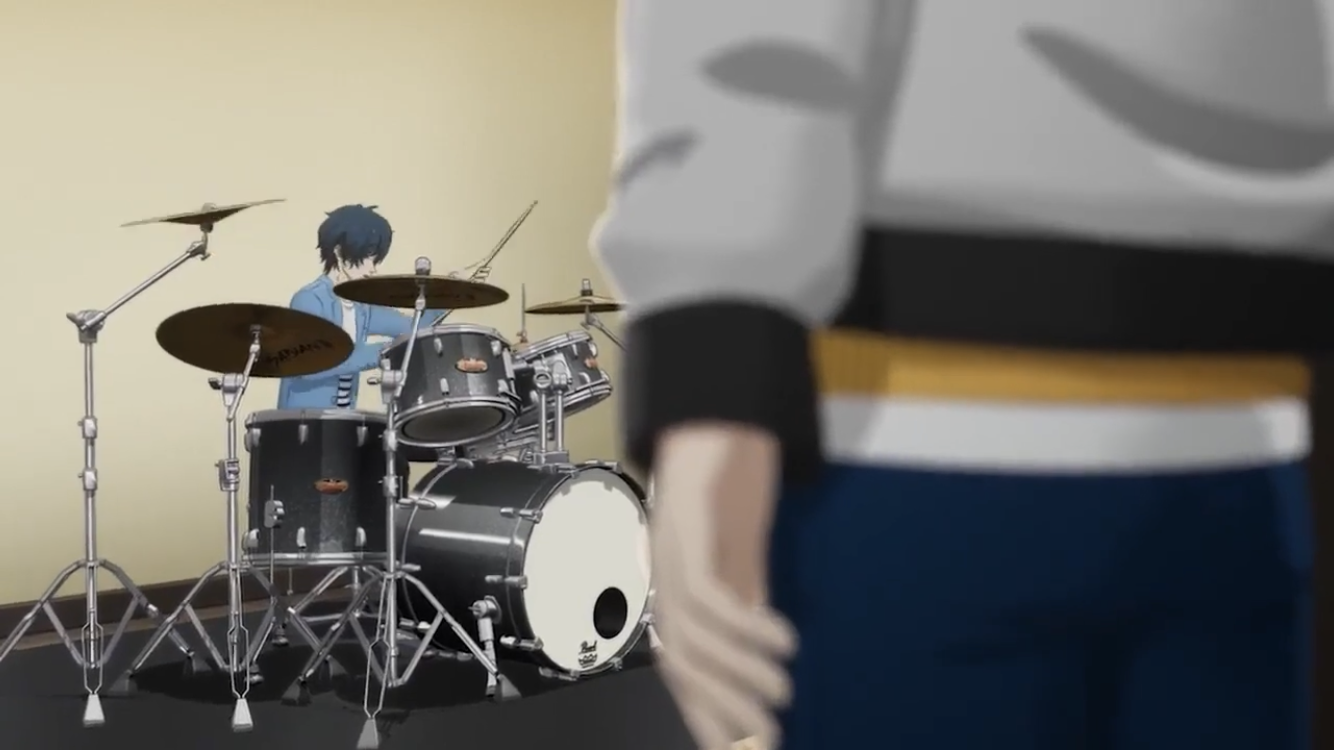 Drummer - Anime Style - Music - Pin | TeePublic